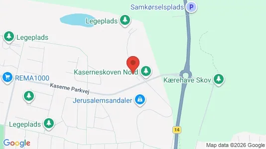 Lejligheder til leje i Ringsted - kort over placeringen