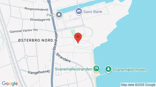 Lejligheder til leje i Hellerup - kort over placeringen