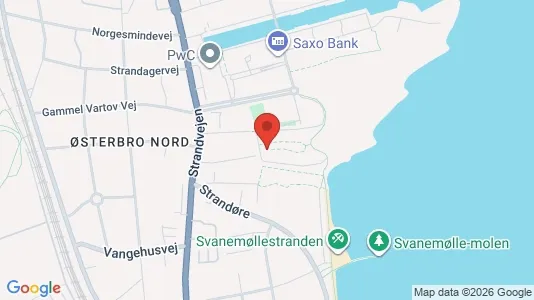 Lejligheder til leje i Hellerup - kort over placeringen