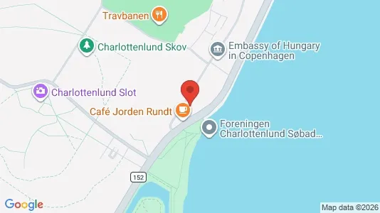Lejligheder til leje i Charlottenlund - kort over placeringen