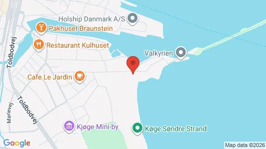 Lejligheder til leje i Køge - kort over placeringen