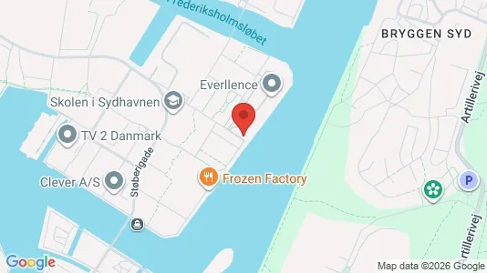 Lejligheder til leje i København SV - kort over placeringen