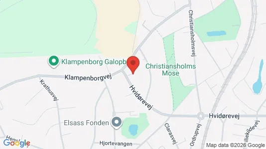 Lejligheder til leje i Klampenborg - kort over placeringen