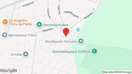 Lejligheder til leje i Horsens - kort over placeringen