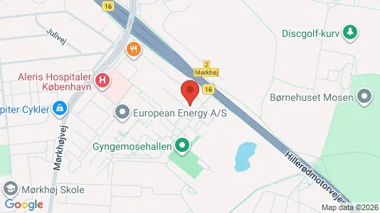 Lejligheder til leje i Søborg - kort over placeringen