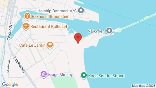 Lejligheder til leje i Køge - kort over placeringen