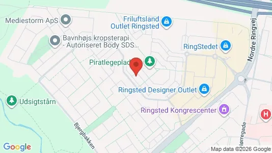 Lejligheder til leje i Ringsted - kort over placeringen