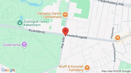 Værelser til leje i Frederiksberg C - kort over placeringen