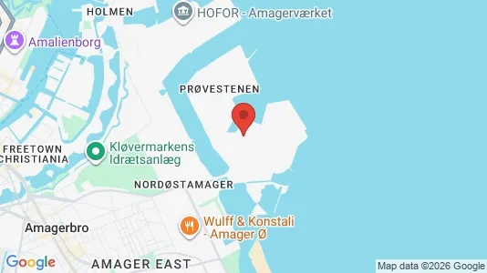 Huse til leje i København S - kort over placeringen