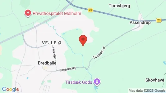 Huse til leje i Vejle Øst - kort over placeringen
