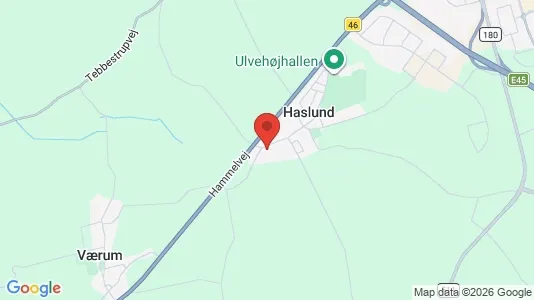 Huse til leje i Randers SV - kort over placeringen