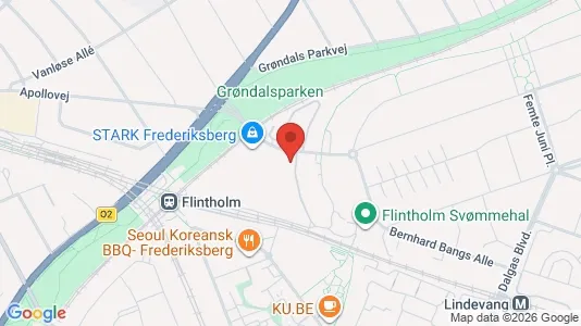 Lejligheder til leje i Frederiksberg - kort over placeringen