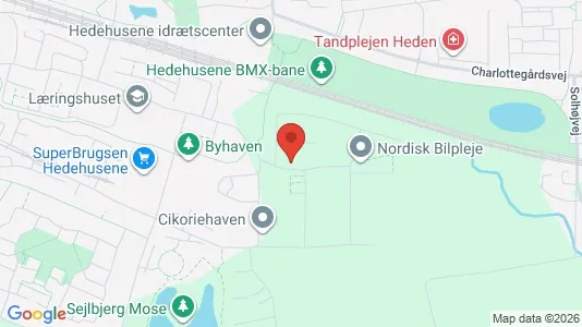 Lejligheder til leje i Hedehusene - kort over placeringen