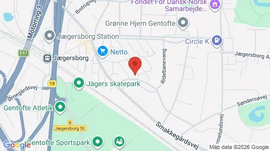Lejligheder til leje i Gentofte - kort over placeringen