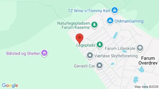 Lejligheder til leje i Farum - kort over placeringen
