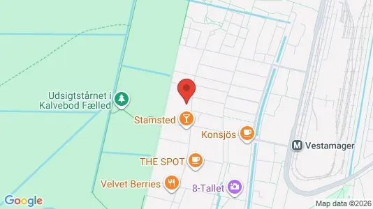 Lejligheder til leje i København S - kort over placeringen