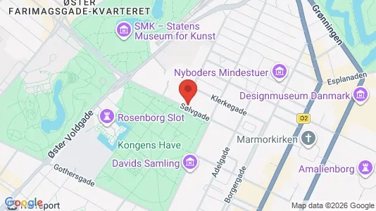Lejligheder til leje i København K - kort over placeringen