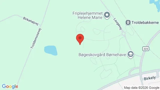 Lejligheder til leje i Helsinge - kort over placeringen