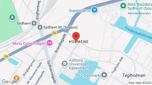 Lejligheder til leje i København SV - kort over placeringen