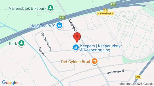 Lejligheder til leje i Vallensbæk Strand - kort over placeringen