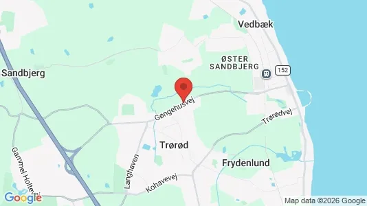 Lejligheder til leje i Vedbæk - kort over placeringen