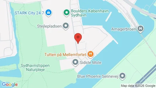 Lejligheder til leje i København SV - kort over placeringen