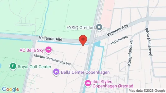 Lejligheder til leje i København S - kort over placeringen