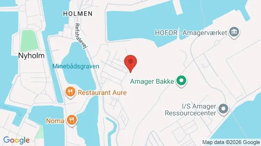 Lejligheder til leje i København K - kort over placeringen