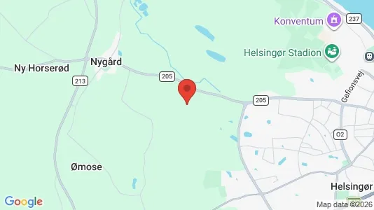 Huse til leje i Helsingør - kort over placeringen