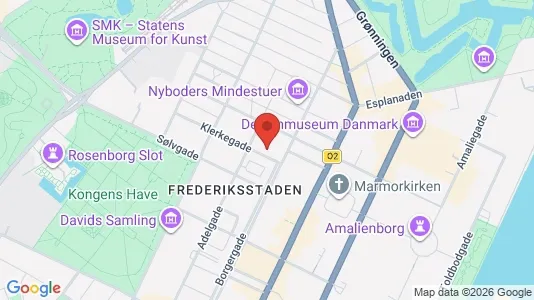 Lejligheder til leje i København K - kort over placeringen